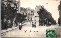 63 CHATEL GUYON - Rue De La Poste Et Avenue Baraduc. - Châtel-Guyon