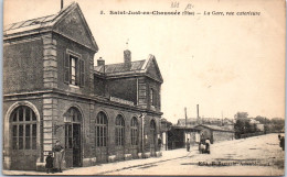 62 SAINT JUST EN CHAUSSEE - La Gare, Vie Exterieure. - Other & Unclassified