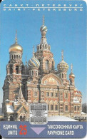 Russia: Saint Petersburg Taxophones - 1997 Church Of The Redeemer, St. Peterburg - Russland