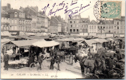 62 CALAIS - Une Vue Du Marche. - Calais