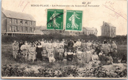 62 BERCK PLAGE - Les Pensionnaires Du Sanatorium Parmentier. - Berck