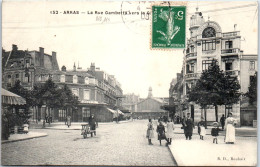 62 ARRAS - La Rue Gambetta Vers La Gare -  - Arras