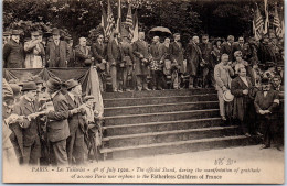75 PARIS - Visite Americaine 1920, Les Tuileries. - Other & Unclassified
