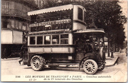 75 PARIS - Transport Parisien - Un Omnibus Automobile. - Andere & Zonder Classificatie