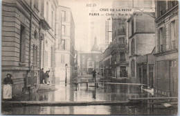 75 PARIS - Crue De 1910 - La Rue De La Mairie. - Alluvioni Del 1910