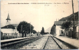 73 VIONS CHANAZ - La Gare, L'eglise - Sonstige & Ohne Zuordnung