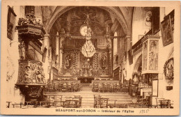 73 BEAUMONT SUR DORON - Interieur De L'eglise -  - Andere & Zonder Classificatie