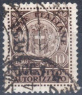 Italia Recapito Autorizzato - 1930 - 10 C. Usato - Strafport