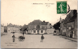 72 BRULON - La Place De L'eglise -  - Brulon