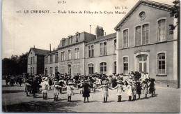71 LE CREUSOT - Ecole Libre De Fille De La Croix Menee. - Le Creusot