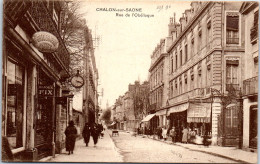 71 CHALON SUR SAONE - La Rue De L'obelisque -  - Chalon Sur Saone