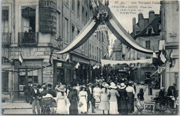 71 CHALON SUR SAONE - Fete D'aout 1913, La Rue Du Pont -  - Chalon Sur Saone