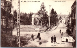 70 LUXEUIL LES BAINS - La Rue De La Gare  - Luxeuil Les Bains