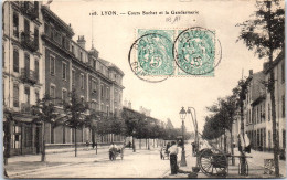 69 LYON - Cours Suchet Et La Gendarmerie. - Other & Unclassified