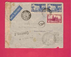 Lettre Par Avion De 1939 Pour La France - YT N° 120 Et 126 En Paire - Covers & Documents