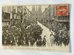 Franc - Maçonnerie .anti Franc Maçonnerie . Orléans . La Fete De Jeanne D Arc En 1907 . Francs Maçons . - Judaisme