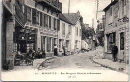 77 MARLOTTE - Rue Murger Et Hotel De La Renaissance -  - Autres & Non Classés