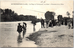 77 LE PORTMONTAIN - La Plage Vue D'aval, L'ouverture De La Peche  - Autres & Non Classés