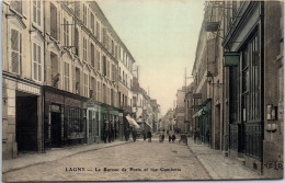 77 LAGNY - Le Bureau De Poste Et Rue Gambetta - - Lagny Sur Marne