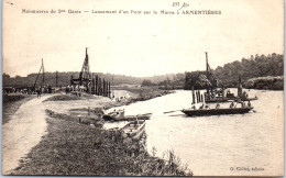 77 ARMENTIERES - Lancement D'un Pont Sur La Marne  - Autres & Non Classés