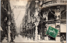 76 ROUEN - Fetes Normandes 1909 - Rue Des Carmes -  - Rouen