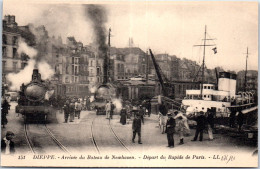 76 DIEPPE - Arrivee Du Bateau De Newhaven - Depart Du Rapide De Paris - Dieppe