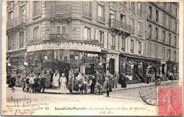 92 LEVALLOIS PERRET - Grand Bazar Rue Du Marche. - Levallois Perret