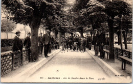 92 ASNIERES - Jeu De Boules Dans Le Parc. - Asnieres Sur Seine