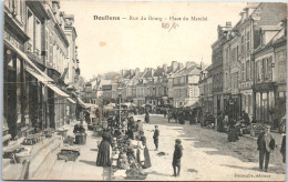 80 DOULLENS - Rue Du Bourg, Place Du Marche -  - Doullens