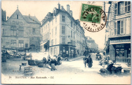 78 MANTES - Vue De La Rue Nationale -  - Mantes La Jolie