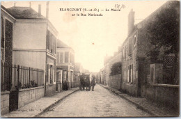 78 ELANCOURT - La Mairie Et La Rue ,nationale -  - Sonstige & Ohne Zuordnung