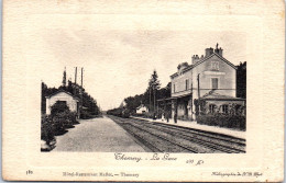 77 THOMERY - La Gare (arrivee D'un Train) - Autres & Non Classés