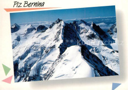 13162089 Piz Bernina Fliegeraufnahme Mit Biancograt Piz Bernina - Sonstige & Ohne Zuordnung