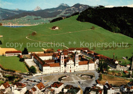 13161529 Einsiedeln SZ Fliegeraufnahme Kloster Sihlsee Einsiedeln - Altri & Non Classificati
