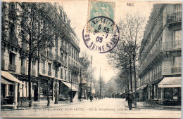 92 BOULOGNE SUR SEINE - Bld De Strabourg Pris De L'eglise. - Boulogne Billancourt