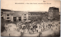92 BILLANCOURT - La Place J GUESDE Sortie Usines Renault  - Boulogne Billancourt