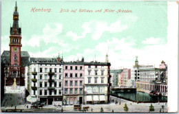 Allemagne HAMBURG - Blick Auf Rathaus Und Alster Arkaden  - Sonstige & Ohne Zuordnung