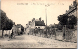 95 CHAMPAGNE - La Place Des Tilleuls Et La Rue Neuve. - Andere & Zonder Classificatie