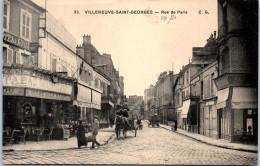 94 VILLENEUVE SAINT GEORGES - La Rue De Paris  - Villeneuve Saint Georges