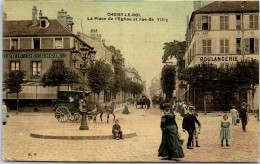 94 CHOISY LE ROI - La Place De L'eglise Et Rue De Vitry. - Choisy Le Roi