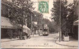 94 CHAMPIGNOLLES - Le Boulevard De Champigny A La Gare. - Autres & Non Classés