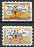 France 2005 Oblitéré  Autoadhésif N° 58 - Ou  N° 3827 -  "  AVEC NUANCES IMPORTANTES  "  Sourires Avec Le Chat  " - Used Stamps