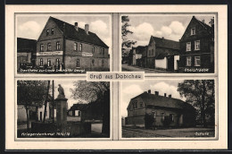 AK Dobichau, Gasthaus Zur Linde, Schule, Oberstrasse  - Andere & Zonder Classificatie