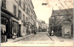 94 ARCUEIL CACHAN - Rue Emile Raspail Et L'eglise. - Arcueil