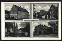 AK Dobichau, Gasthof Zur Linde, Schule, Oberstrasse  - Other & Unclassified