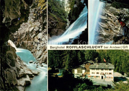 13157927 Andeer GR Berghotel Rofflaschlucht Wasserfall Andeer - Andere & Zonder Classificatie