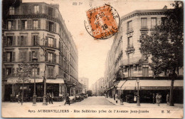 93 AUBERVILLIERS - Rue Solferino Prise De L'avenue J Jaures - Aubervilliers