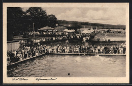 AK Bad Bibra /Thür., Das Schwimmbad An Einem Besucherreichen Tag  - Bad Bibra