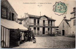 92 PLESSIS PIQUET - L'eglise Et La Mairie. - Andere & Zonder Classificatie