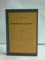 Das Particulare Braunschweigische Privatrecht Von Hampe, A. - Ohne Zuordnung